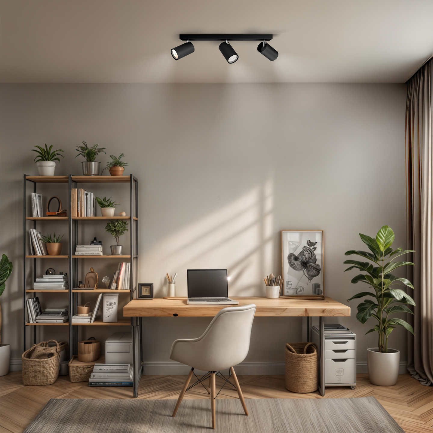 Spottivalaisin Philips myLiving Kosipo 3-osainen musta