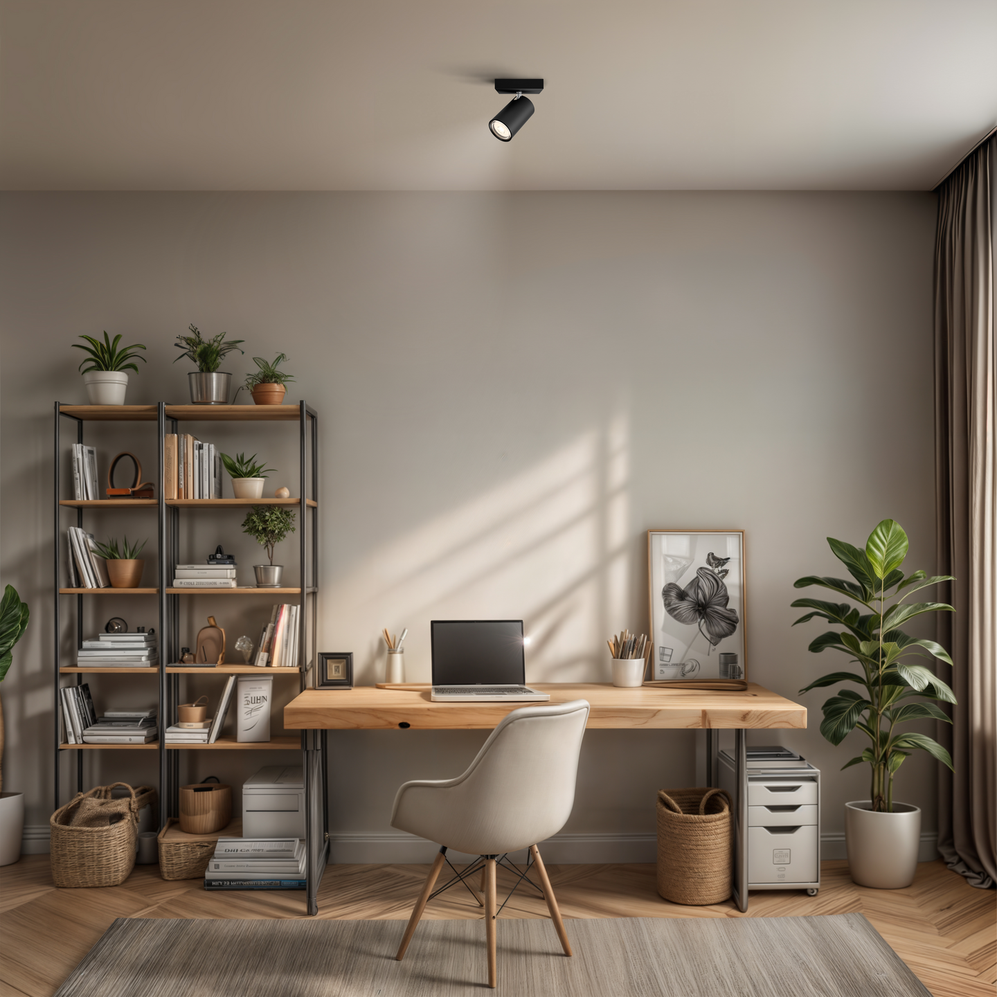 Spottivalaisin Philips myLiving Kosipo 1-osainen musta