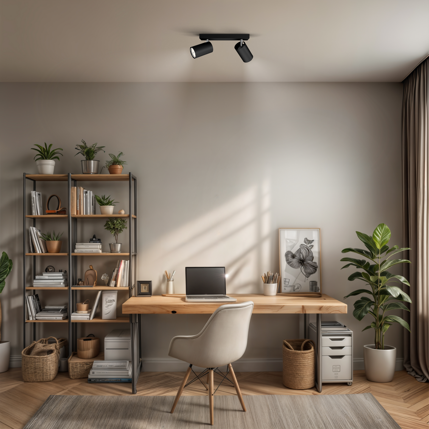 Spottivalaisin Philips Kosipo 2-osainen musta