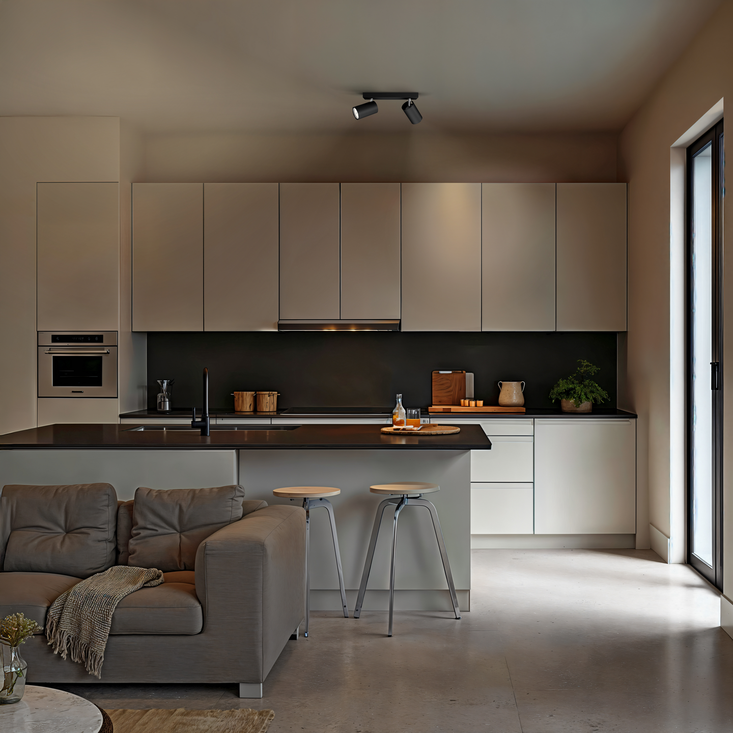 Spottivalaisin Philips Kosipo 2-osainen musta