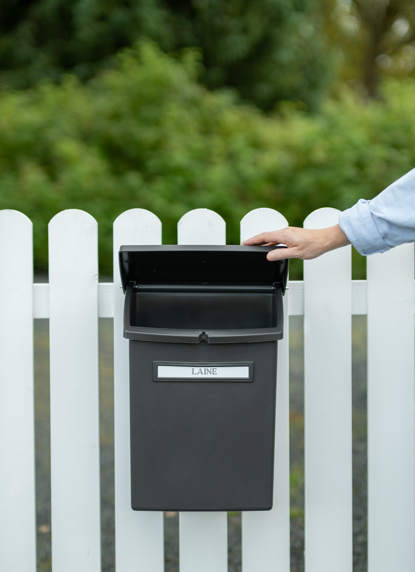 Postilaatikko Orthex hiilenmusta