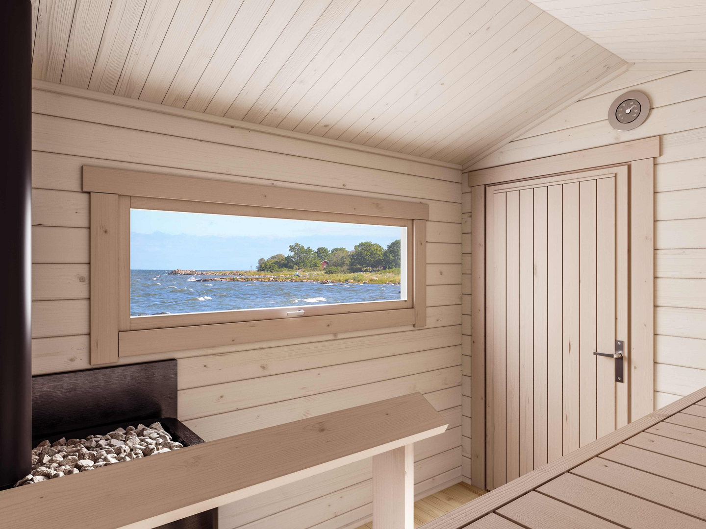 Pihasauna Luoman Riekko 5,9 m² + terassi