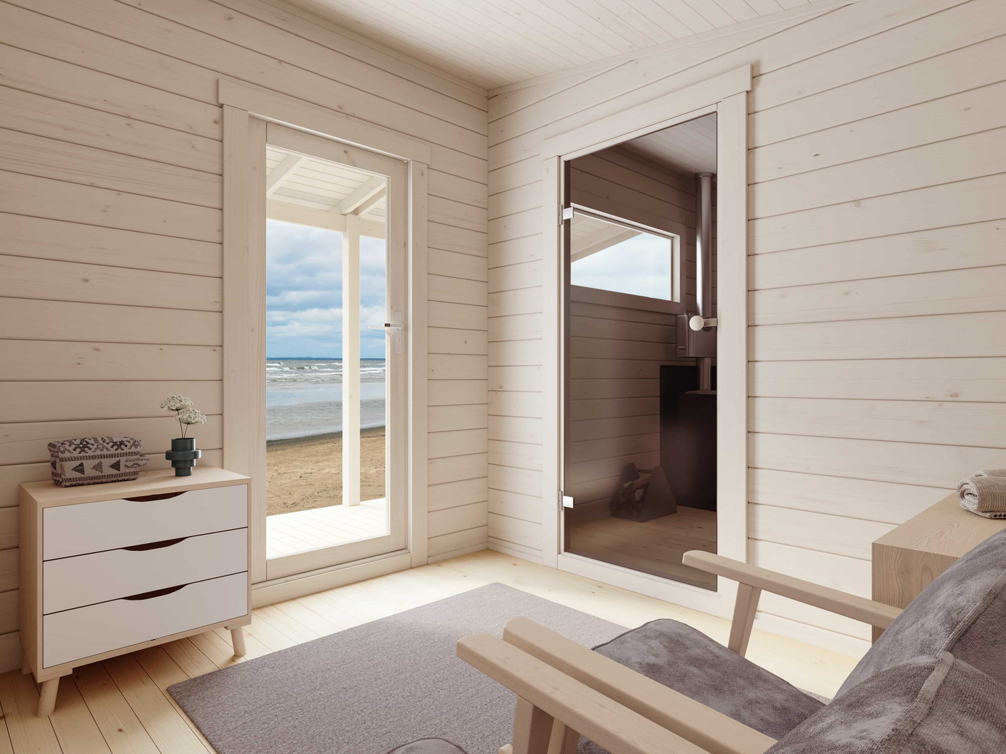 Pihasauna Luoman Haapana 13,2m²+terassi