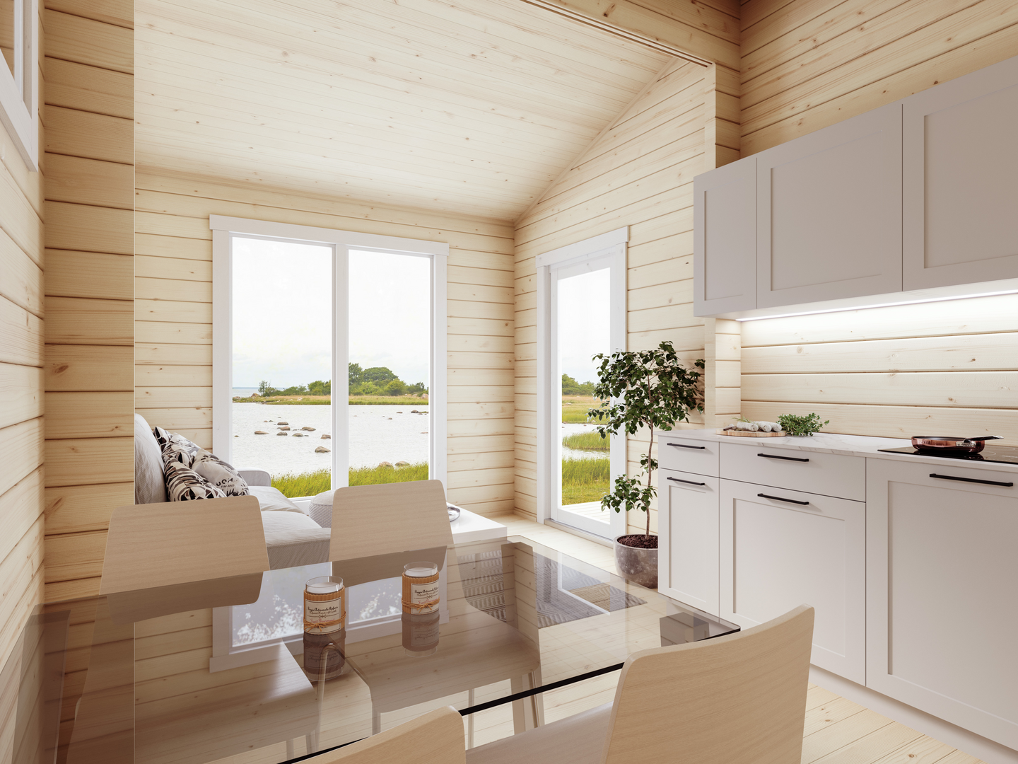 Saunamökki Luoman Koskikara 33m²