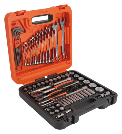 Hylsysarja Bahco 1/4" ja 1/2" 98-osainen