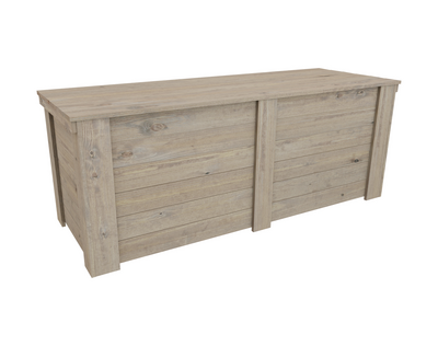 Puuarkku  57x61x160cm vaalean harmaa