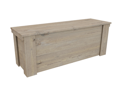 Puuarkku 40x45x120cm vaalean harmaa