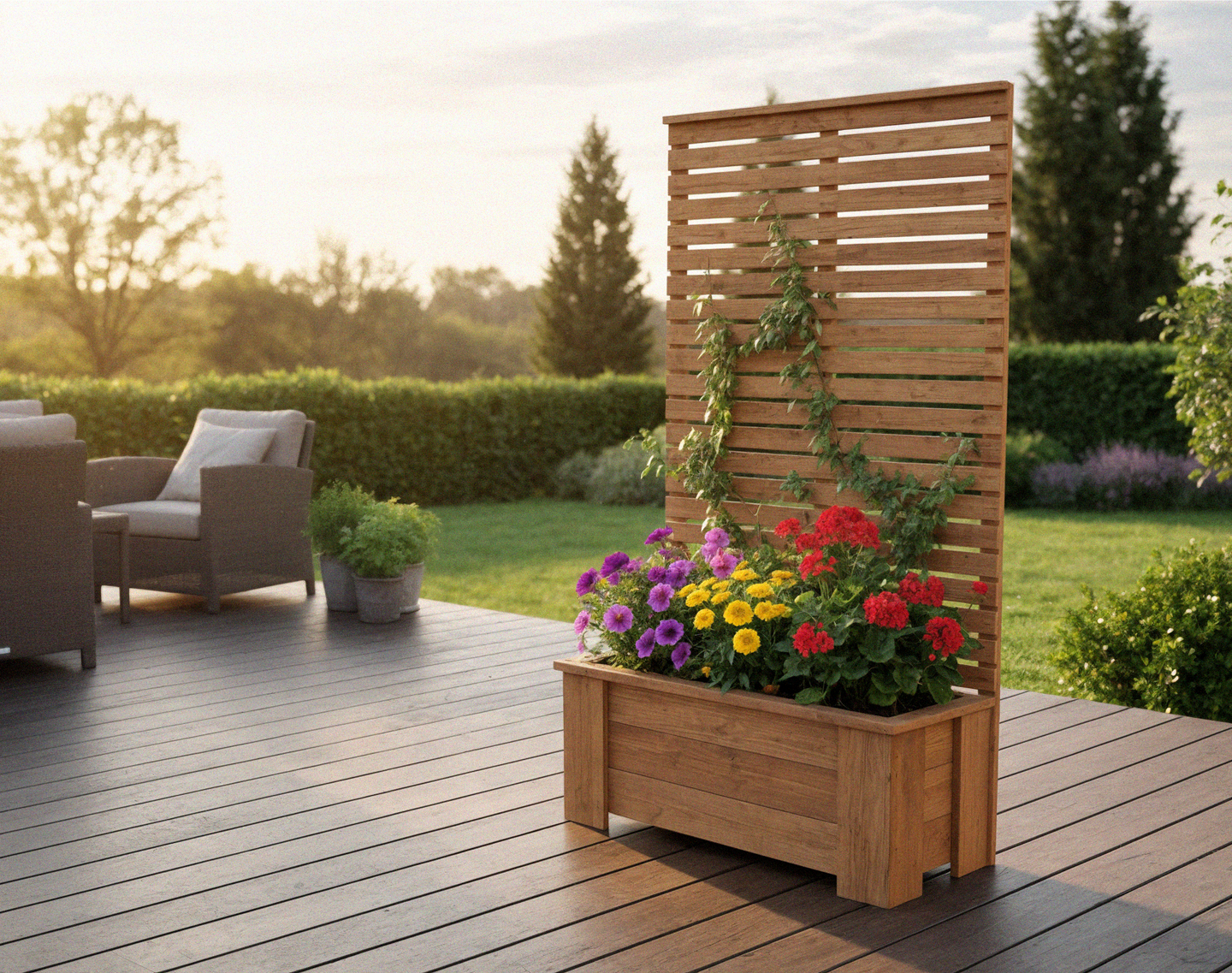 Seinäkelaatikko 147x80x33cm ruskea