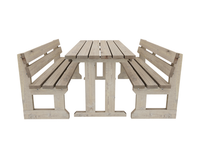 Kalusteryhmä Jämäkkä 1700 170x170x74cm vaalean harmaa