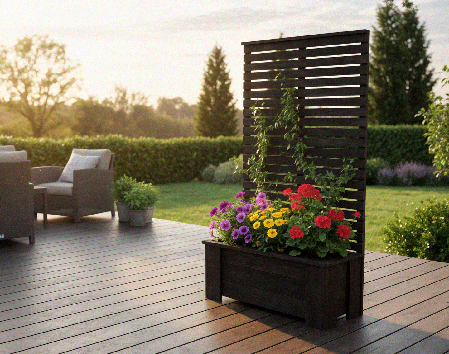 Seinäkelaatikko 147x80x33cm grafiitin harmaa