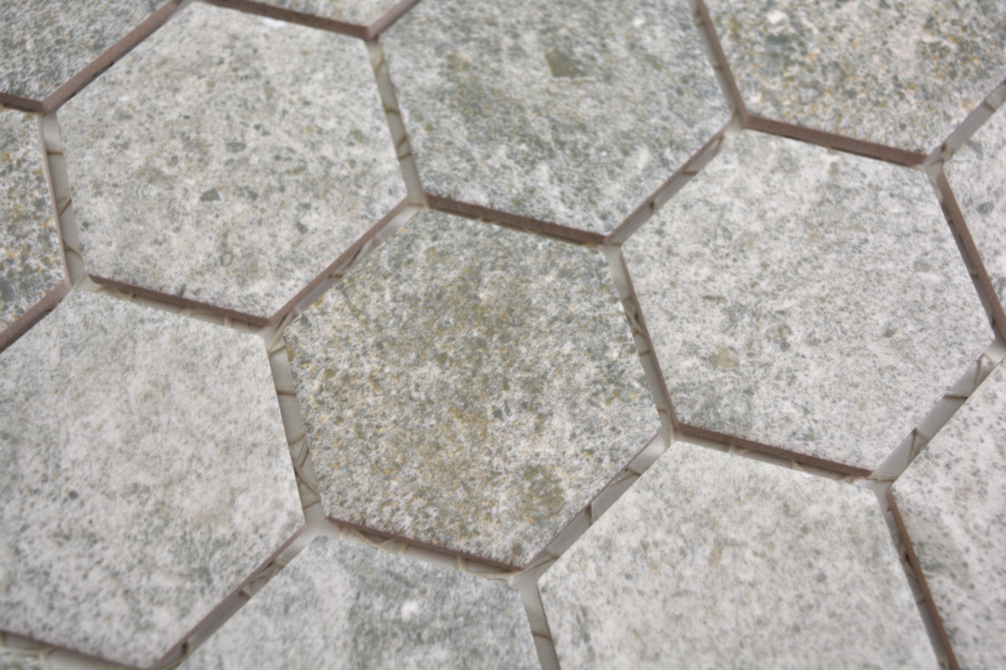MOSAIK CURIO 5,1X5,9 GRANIT GRÅ 32,5X28,1