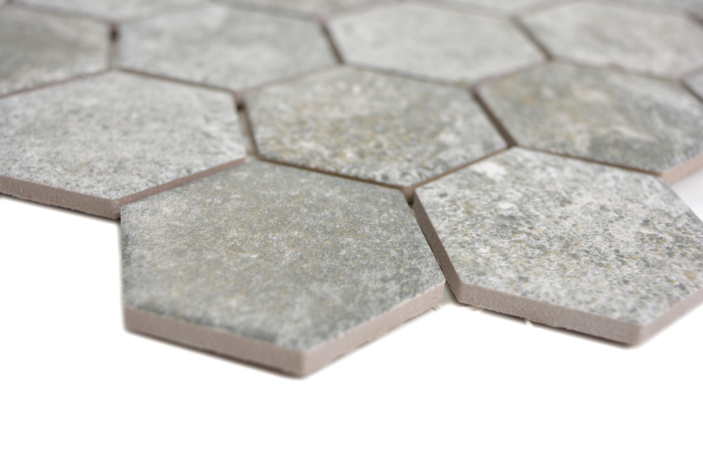 MOSAIK CURIO 5,1X5,9 GRANIT GRÅ 32,5X28,1