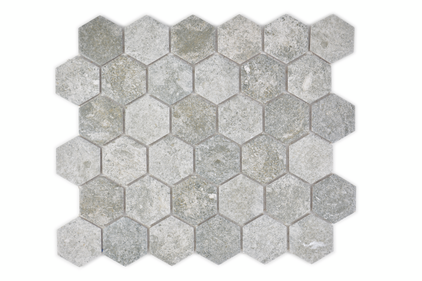 MOSAIK CURIO 5,1X5,9 GRANIT GRÅ 32,5X28,1