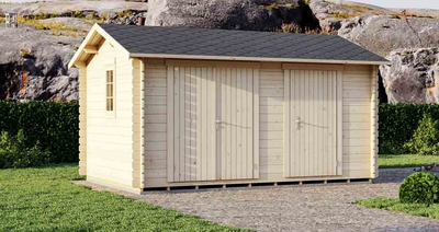 Pihavarasto Lillevilla Mustikka