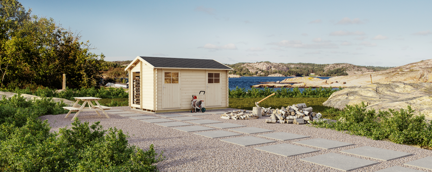 Pihavarasto Lillevilla Sokosti