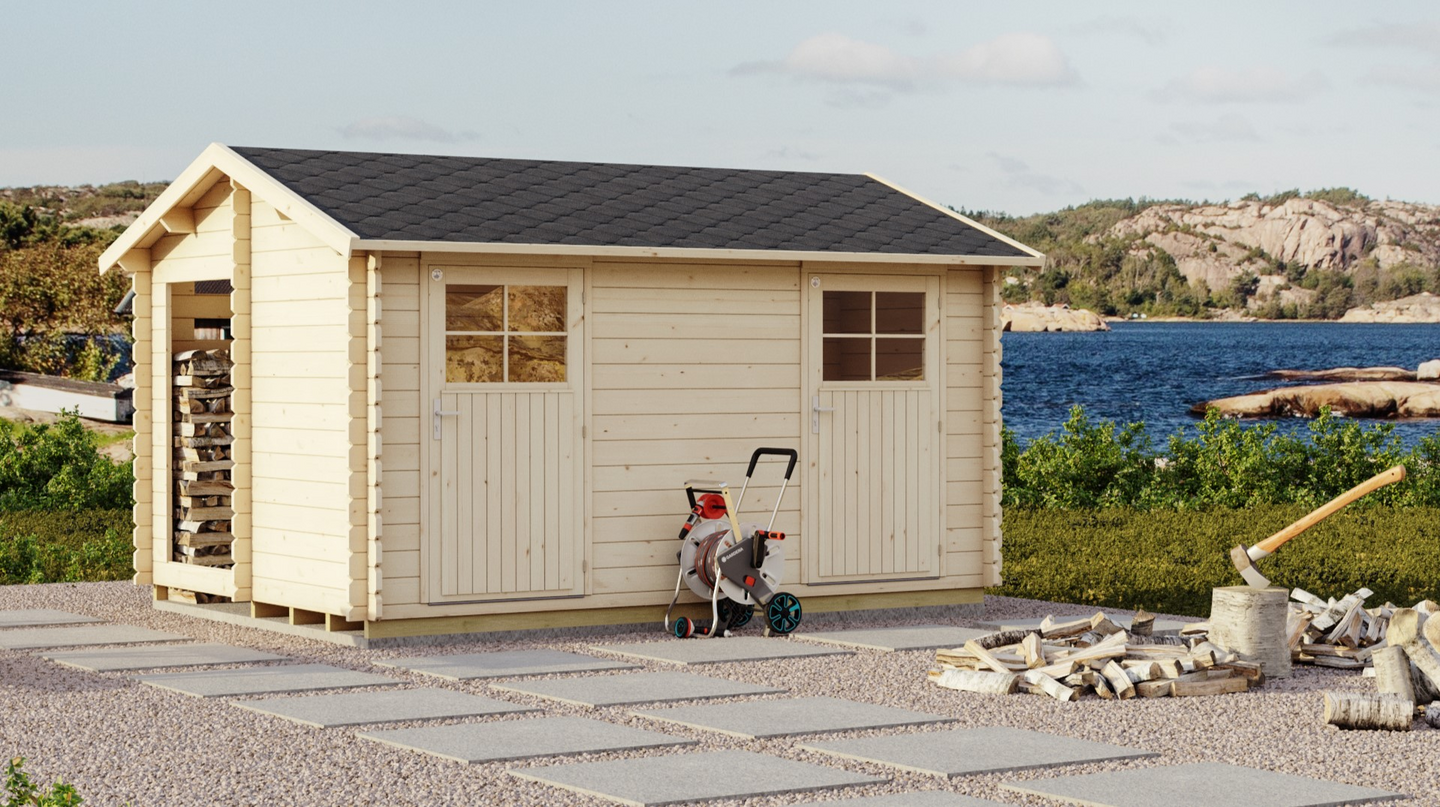 Pihavarasto Lillevilla Sokosti