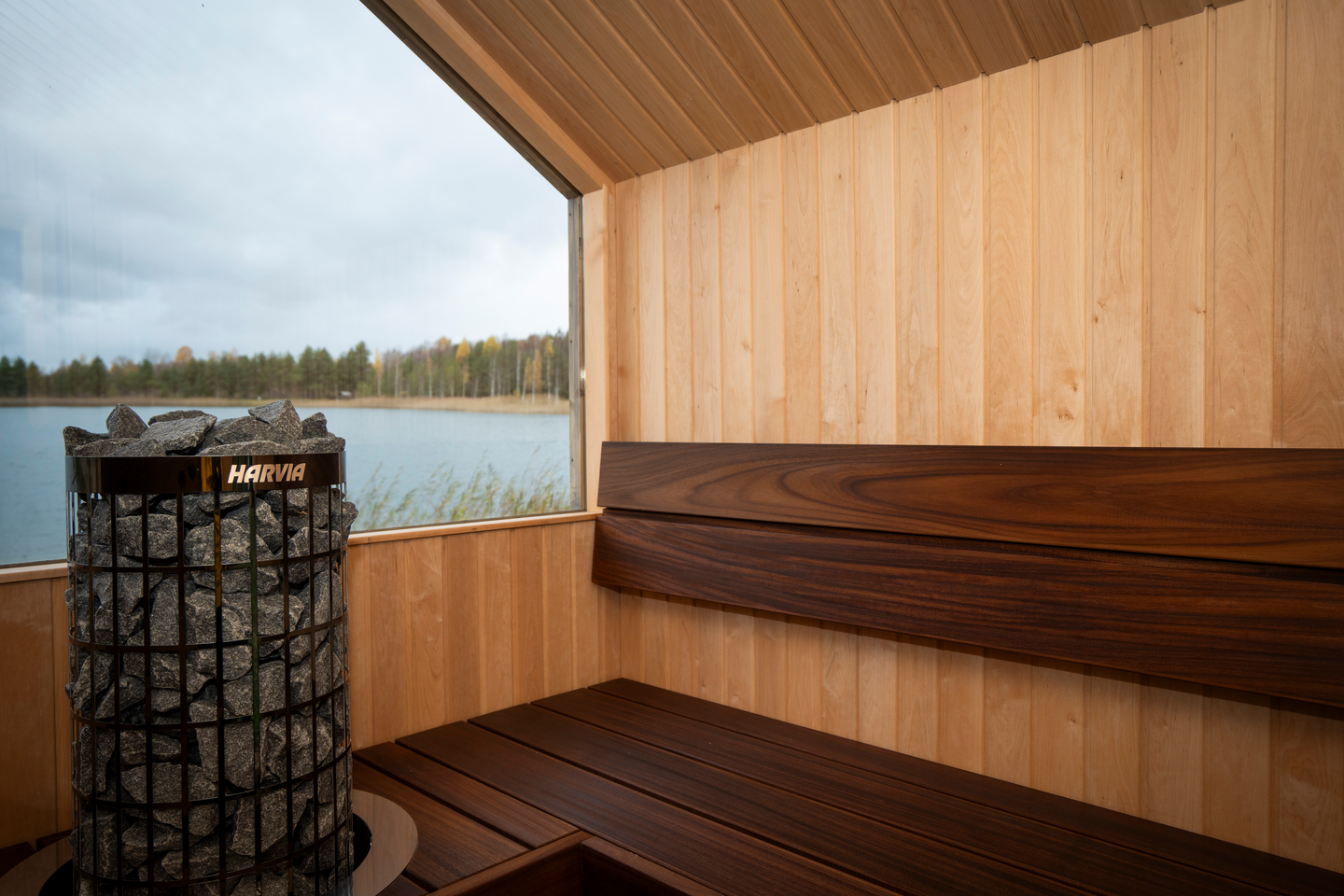 Sauna Fjord sähkökiukaalla 2300x2500x2500 900kg