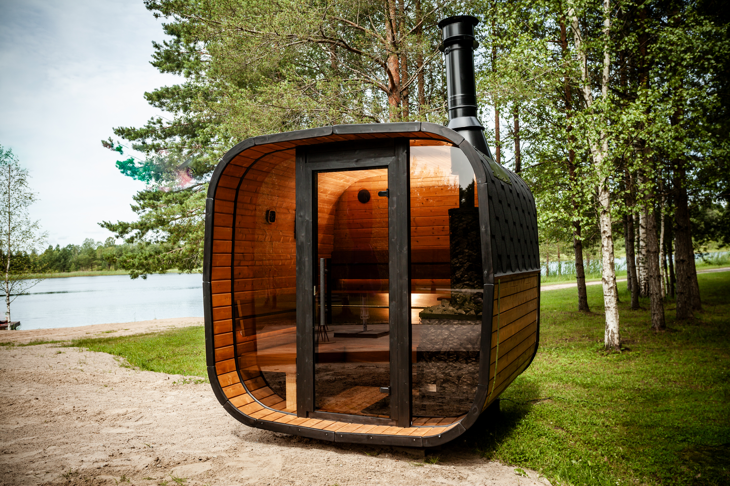 Kuubisauna Tommy 2300x2300x2400mm 900kg