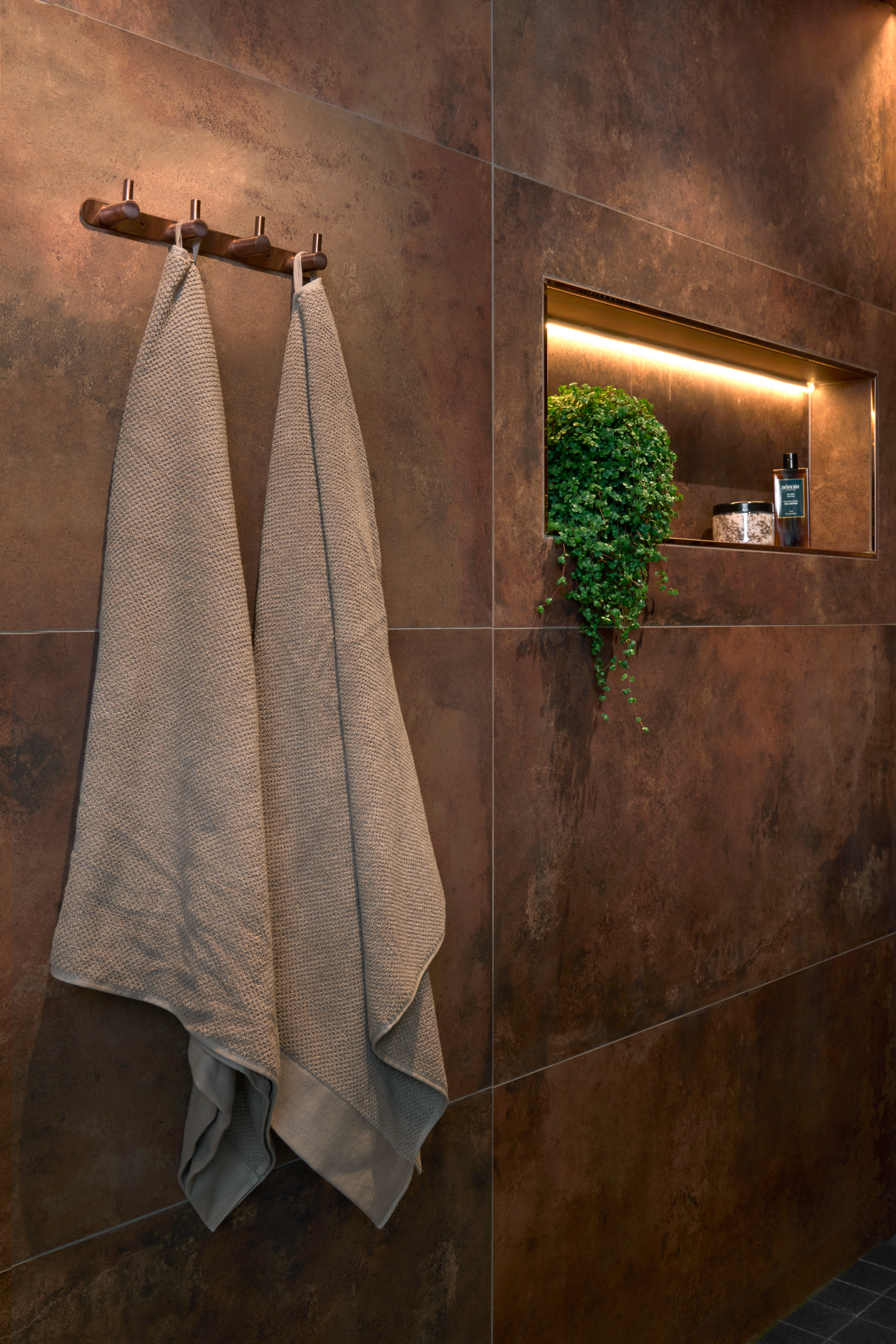 Lattialaatta Cello Metal 60x120 matta kupari RT 1,44m²