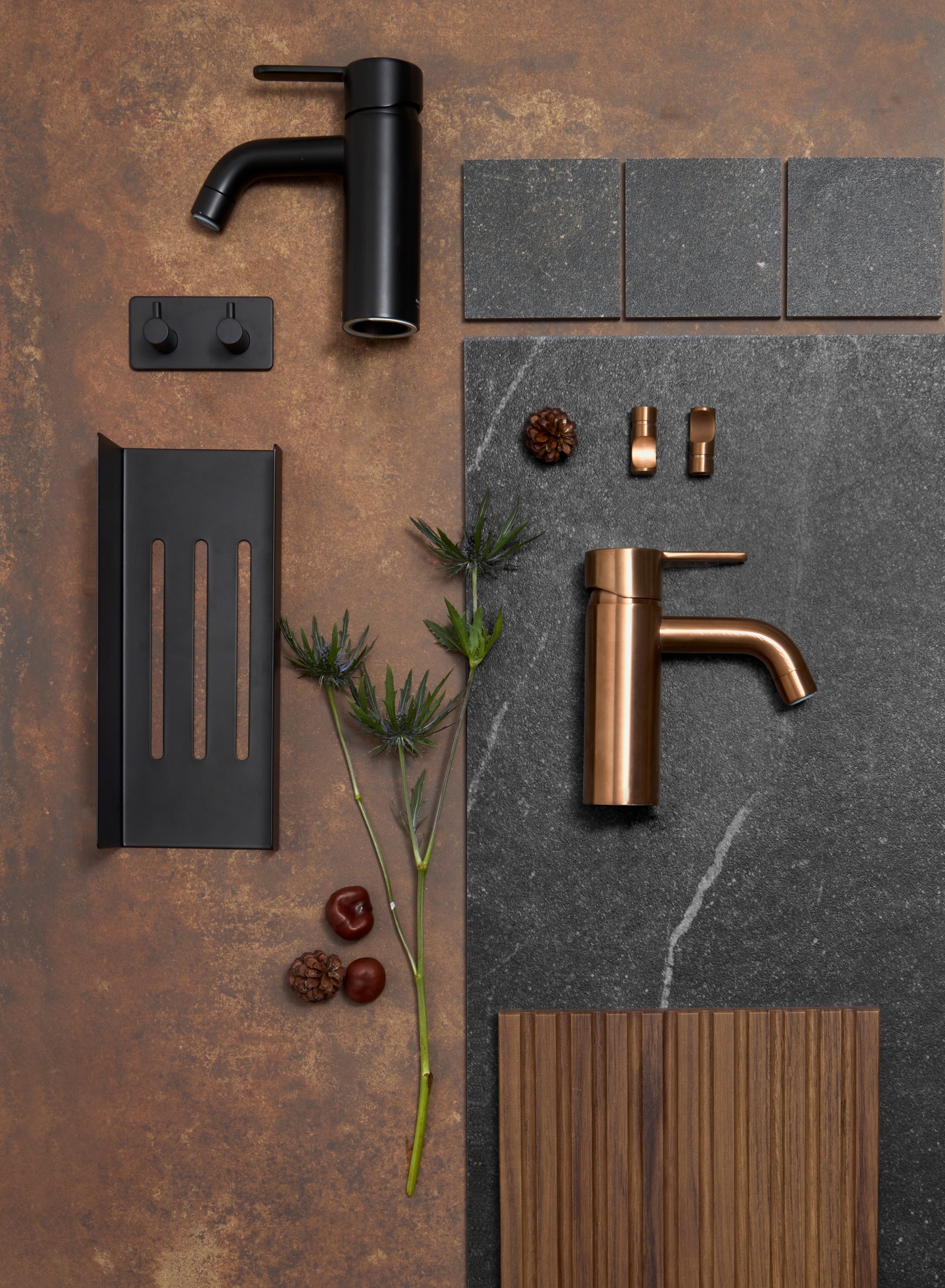 Lattialaatta Cello Iblei 60x60 musta RT 1,44m²