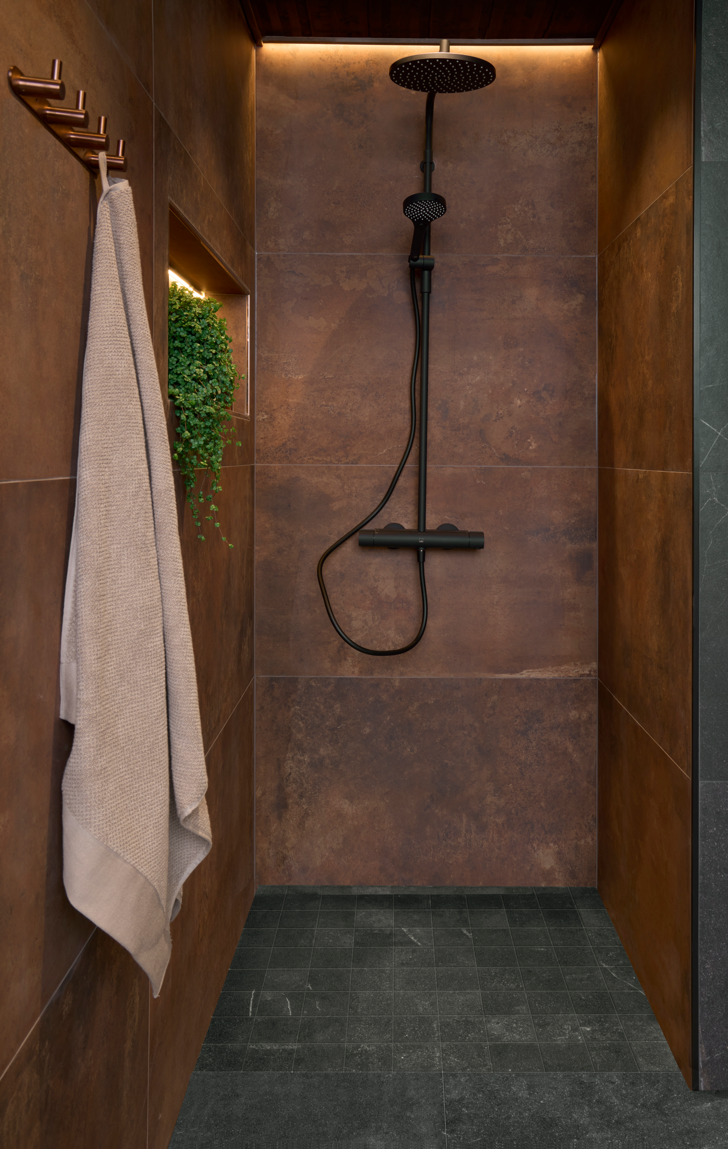 Lattialaatta Cello Metal 60x120 matta kupari RT 1,44m²