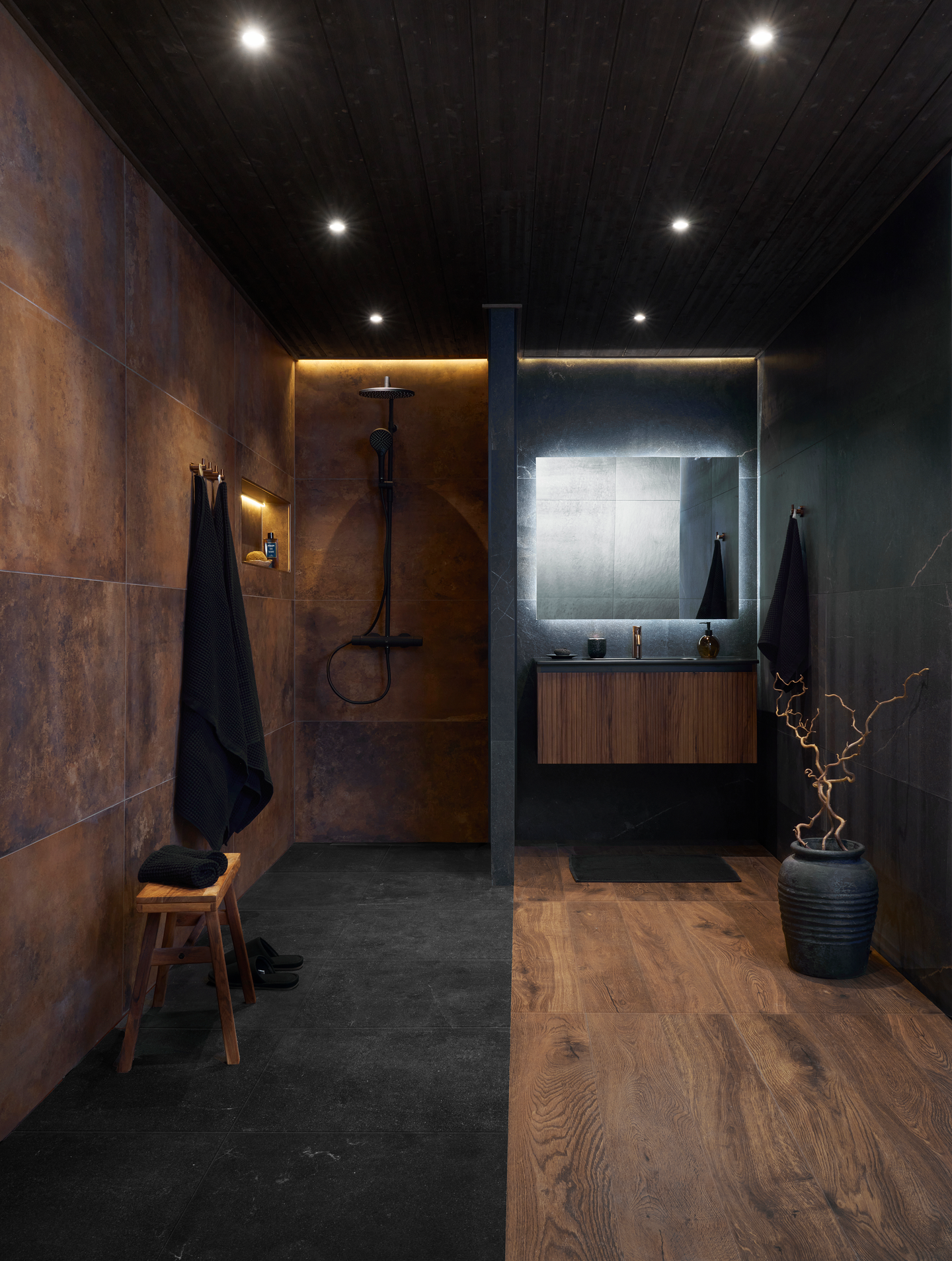 Sisustuspaneeli Cello 15x175x2370 STS4 TK hienosahattu mokka päätypontattu