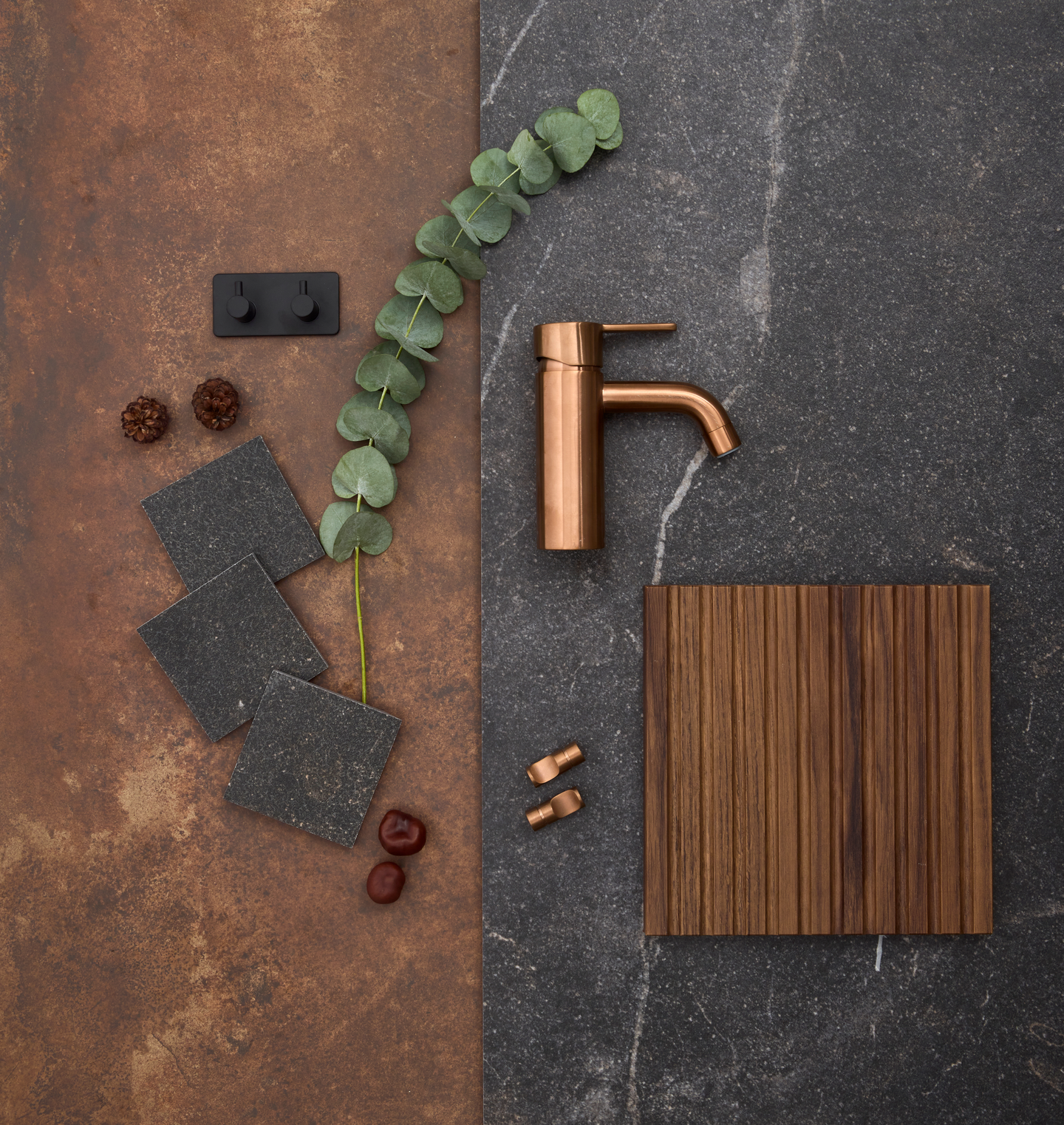 Lattialaatta Cello Metal 60x120 matta kupari RT 1,44m²