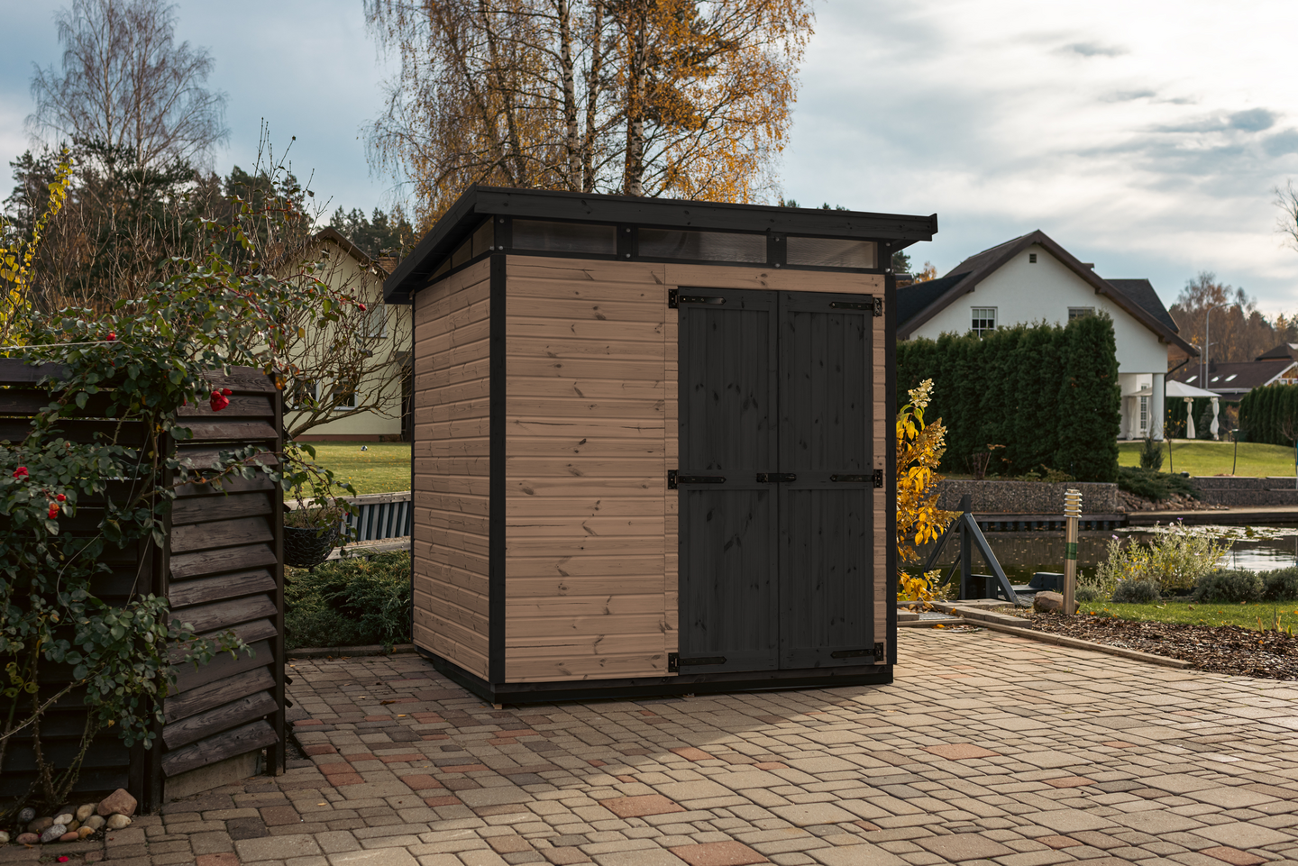 Puinen vaja Strongbox L -167x203, ruskea