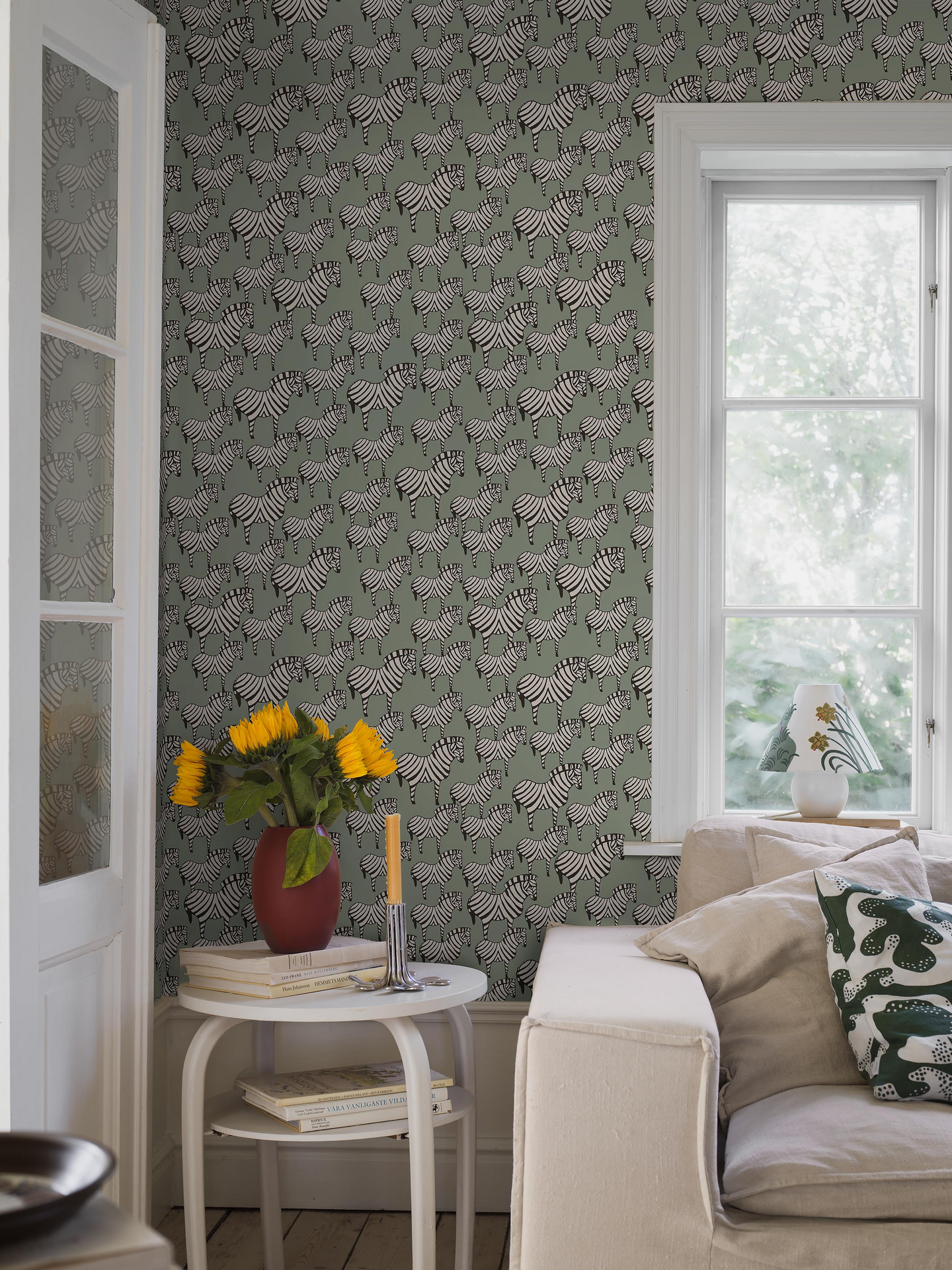 Kuitutapetti Scandinavian Designers 1379 Lisa Larson Zebra 10,05m