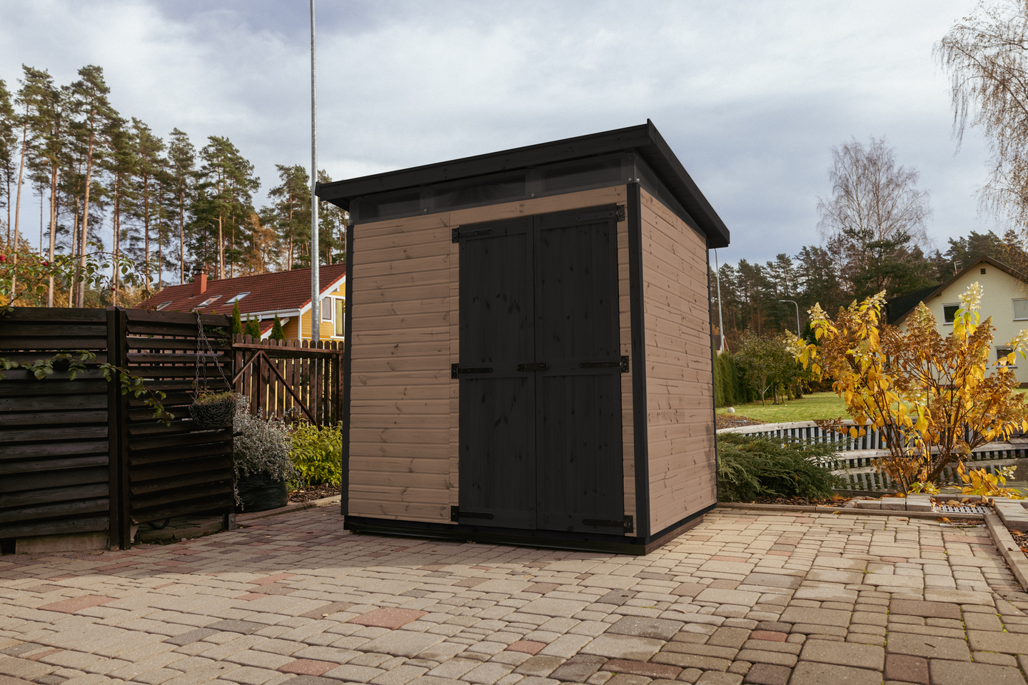 Puinen vaja Strongbox L -167x203, ruskea