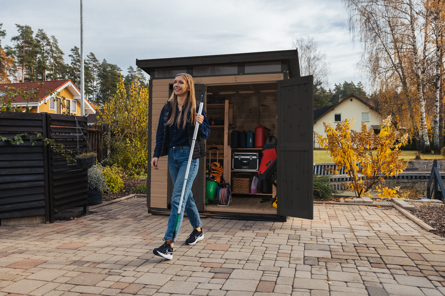 Puinen vaja Strongbox L -167x203, ruskea