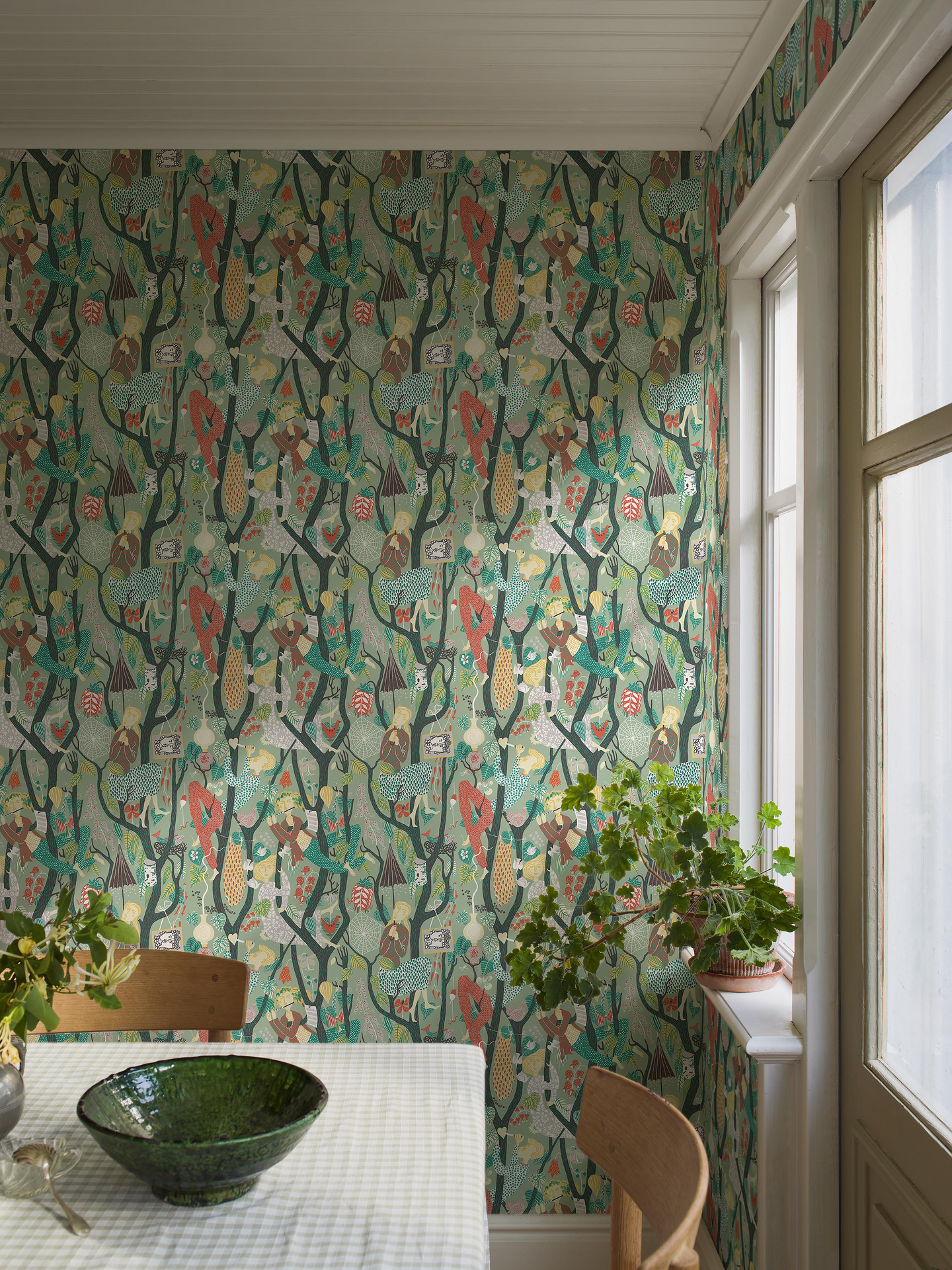 Kuitutapetti Scandinavian Designers 1376 Stig Lindberg Melodi 10,05m