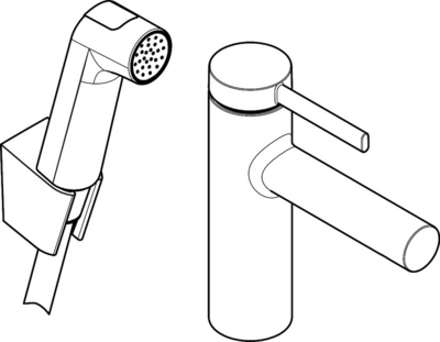 Pesuallashana Hansgrohe Zesis 74210000 100 bide kromi