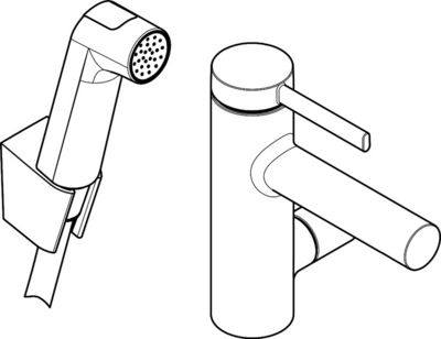 Pesuallashana Hansgrohe Zesis 6151035 Bide pkv kromi