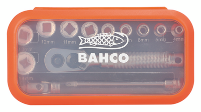 Hylsysarja Bahco SBS13MC10,5 1/4" 13-osainen