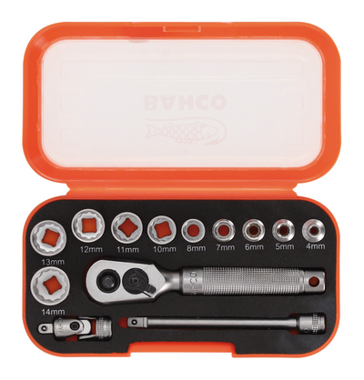 Hylsysarja Bahco SBS13MC10,5 1/4" 13-osainen