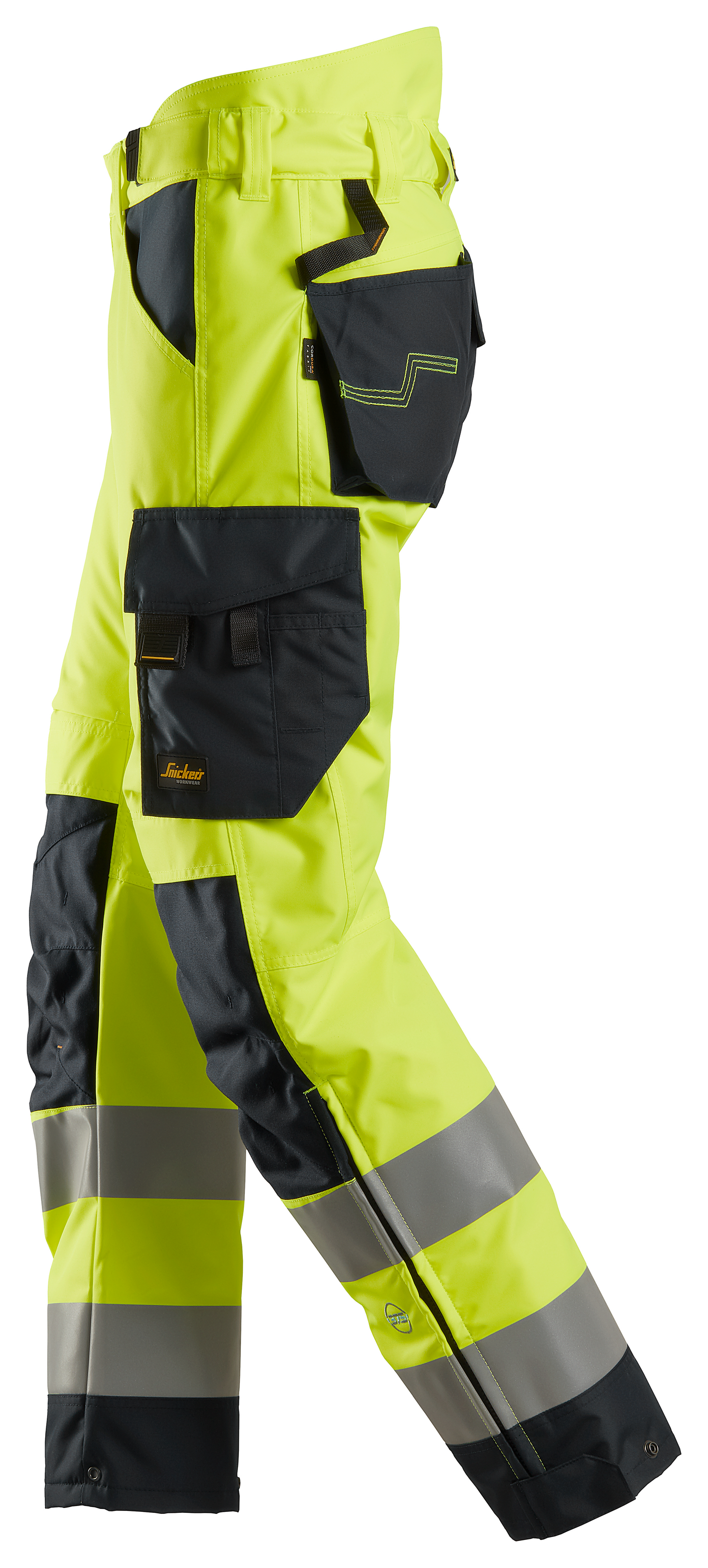 Talvihousut Snickers AllroundWork+ 37.5® Hi-Vis lk 2 6639-6604 keltainen koko XL