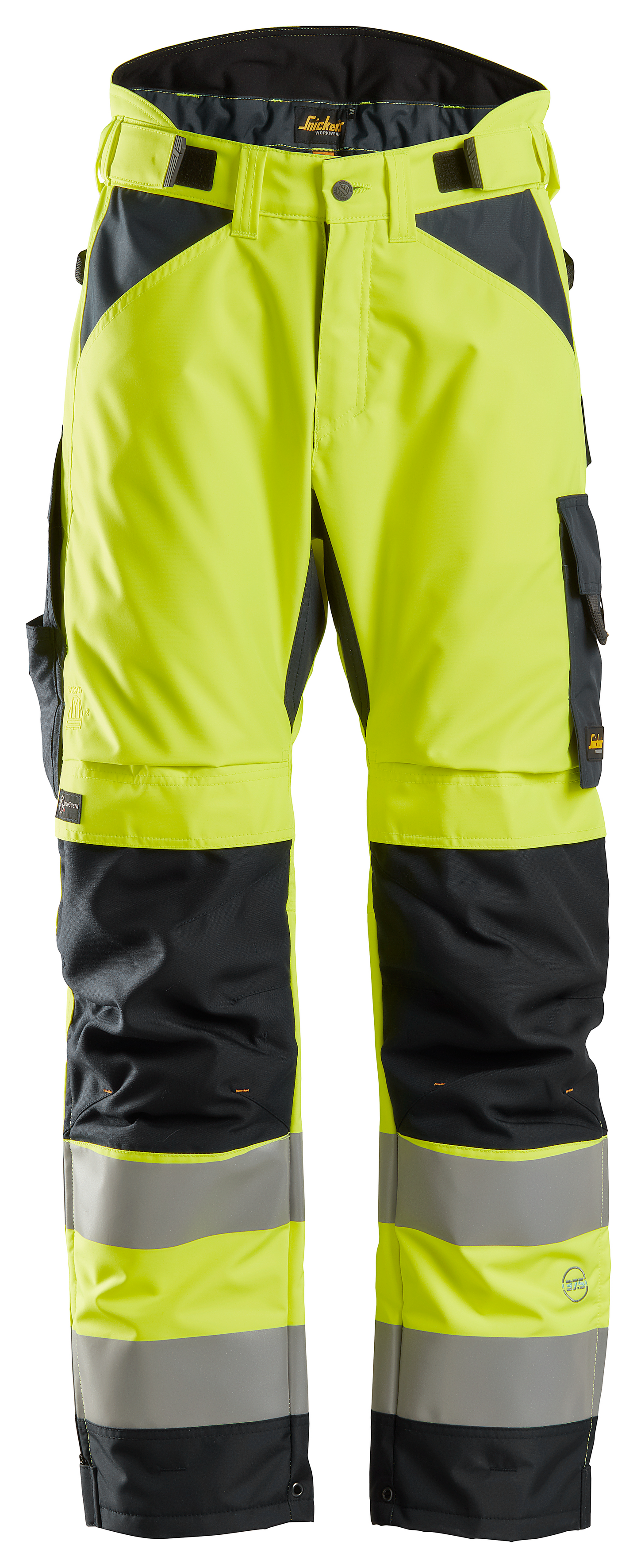 Talvihousut Snickers AllroundWork+ 37.5® Hi-Vis lk 2 6639-6604 keltainen koko XL