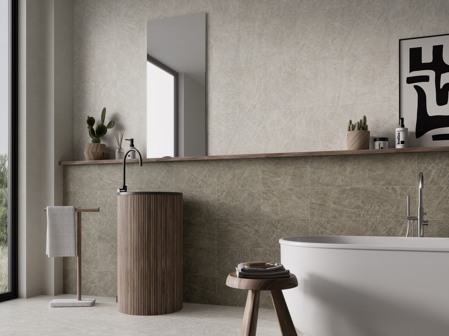 Seinälaatta Cello Sitara 25x40 Bone matta 1,5m²