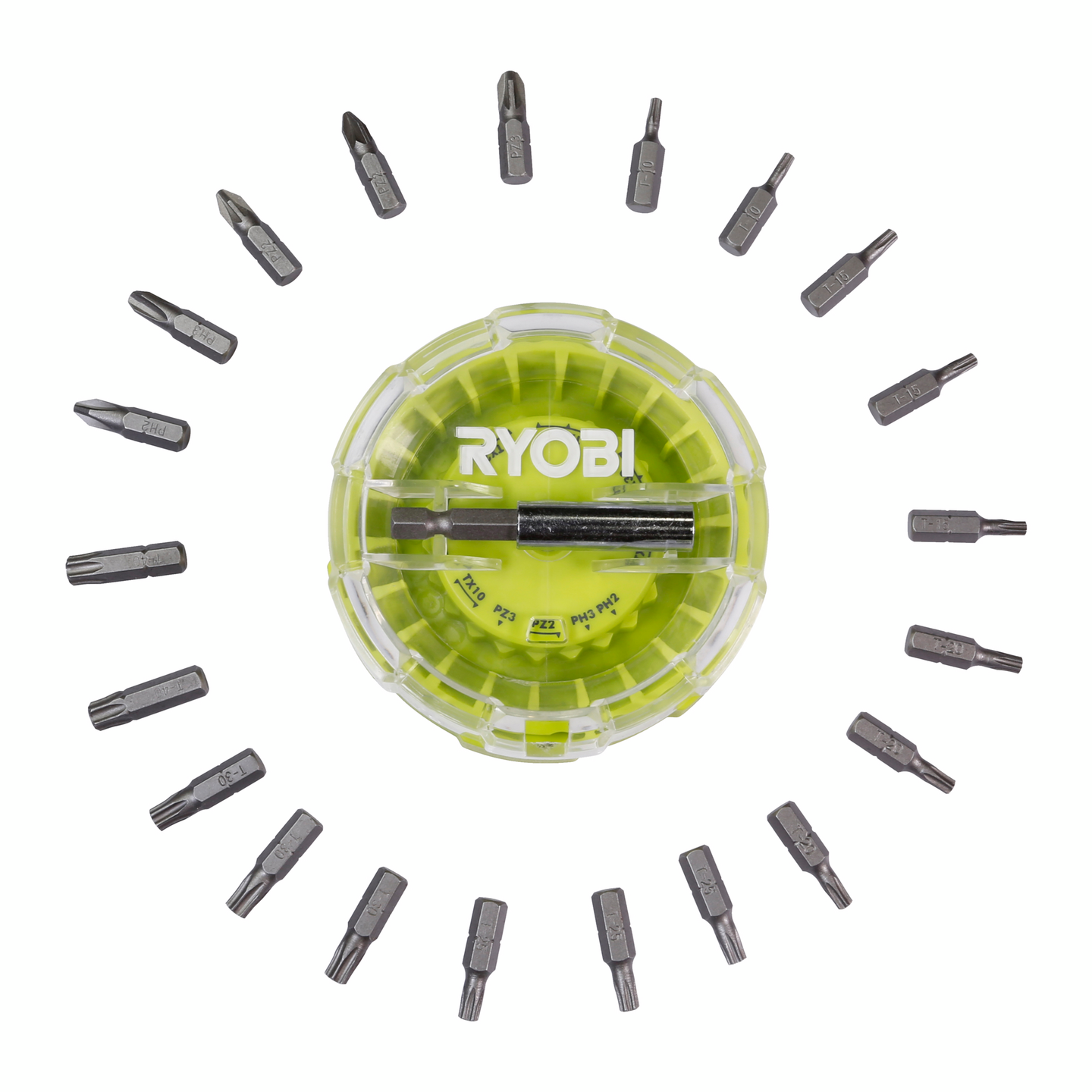Ruuvauskärkisarja Ryobi RAK22SDHOKT 22-osainen