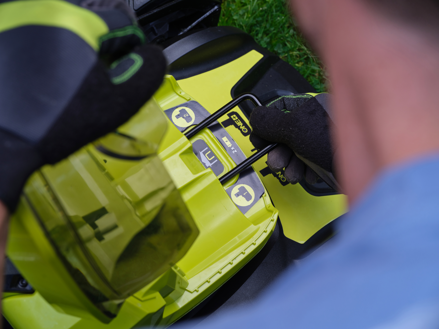 Akkuruohonleikkuri Ryobi RY18LMX46A-0 18V ONE+ runko