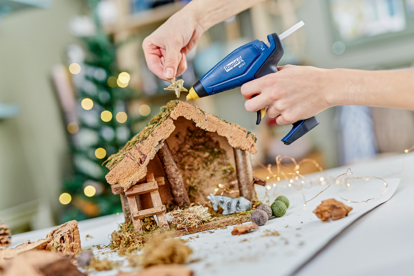 Kuumaliimapistooli Rapid BGX7 7mm akkukäyttöinen