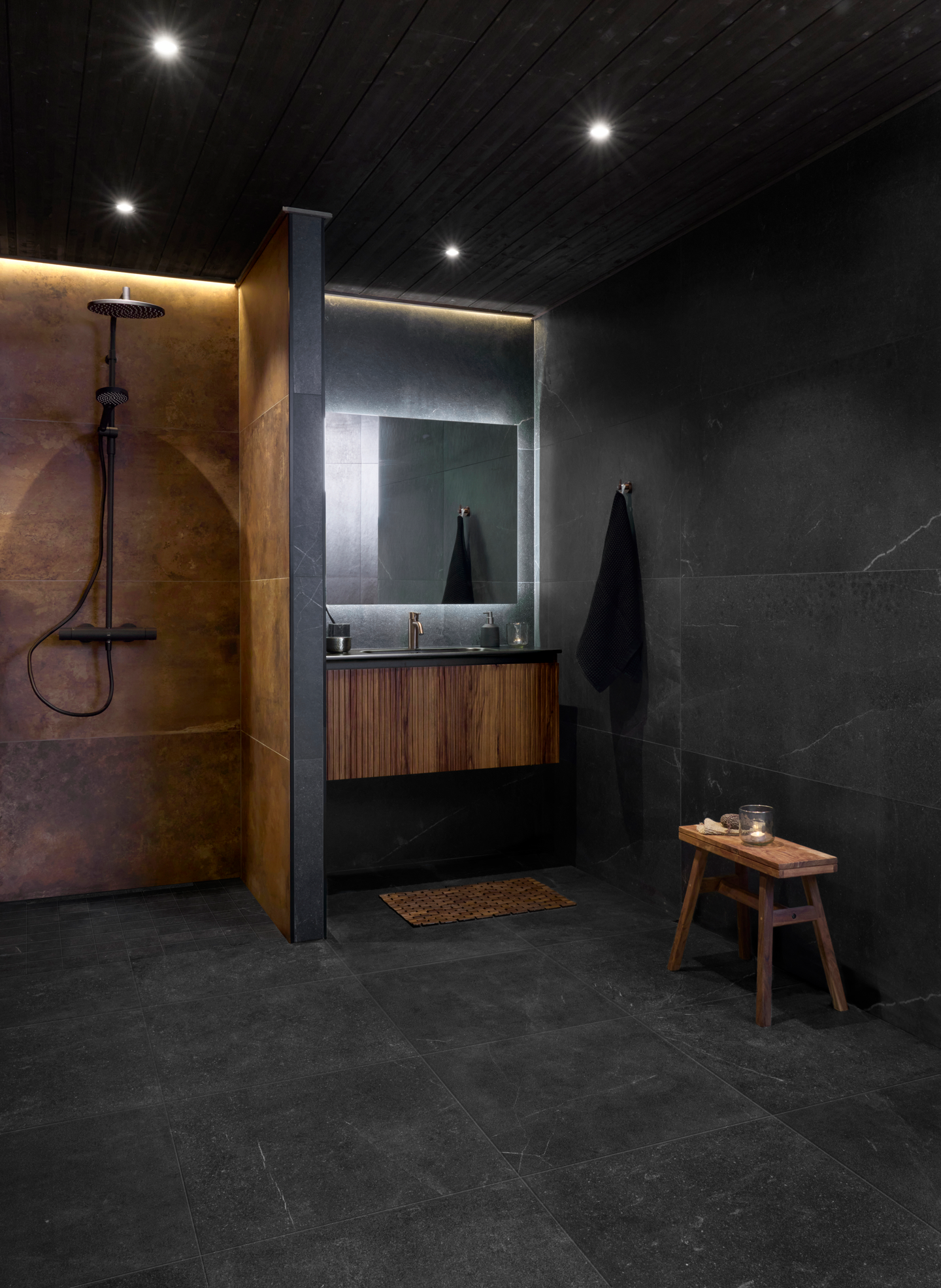 Sisustuspaneeli Cello 15x175x2370 STS4 TK hienosahattu mokka päätypontattu