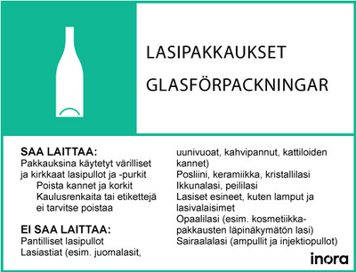 Tarra lasinkeräys Inora