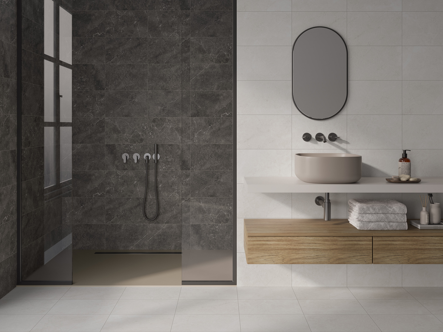 KAKEL CELLO CORFU 25X40 SVART MATT