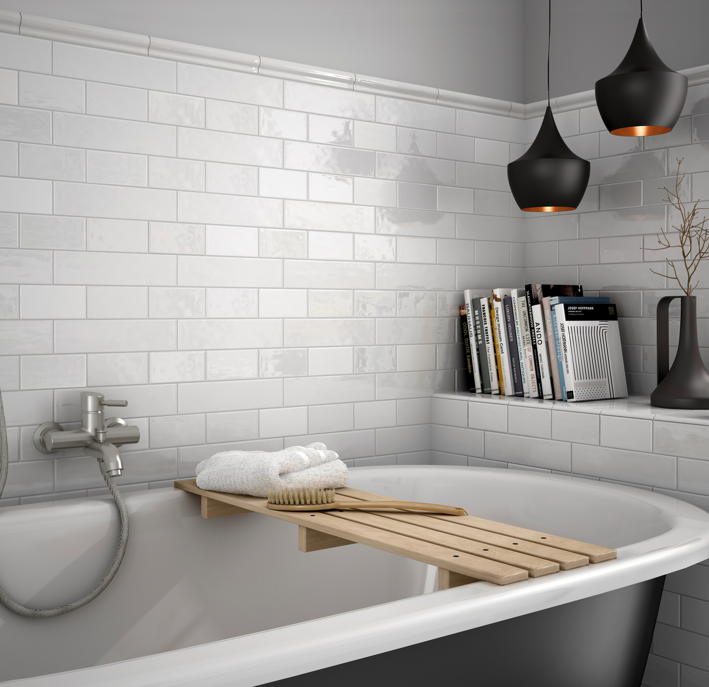 KAKEL CELLO COTTAGE 7,5X15 WHITE, 0,5M2