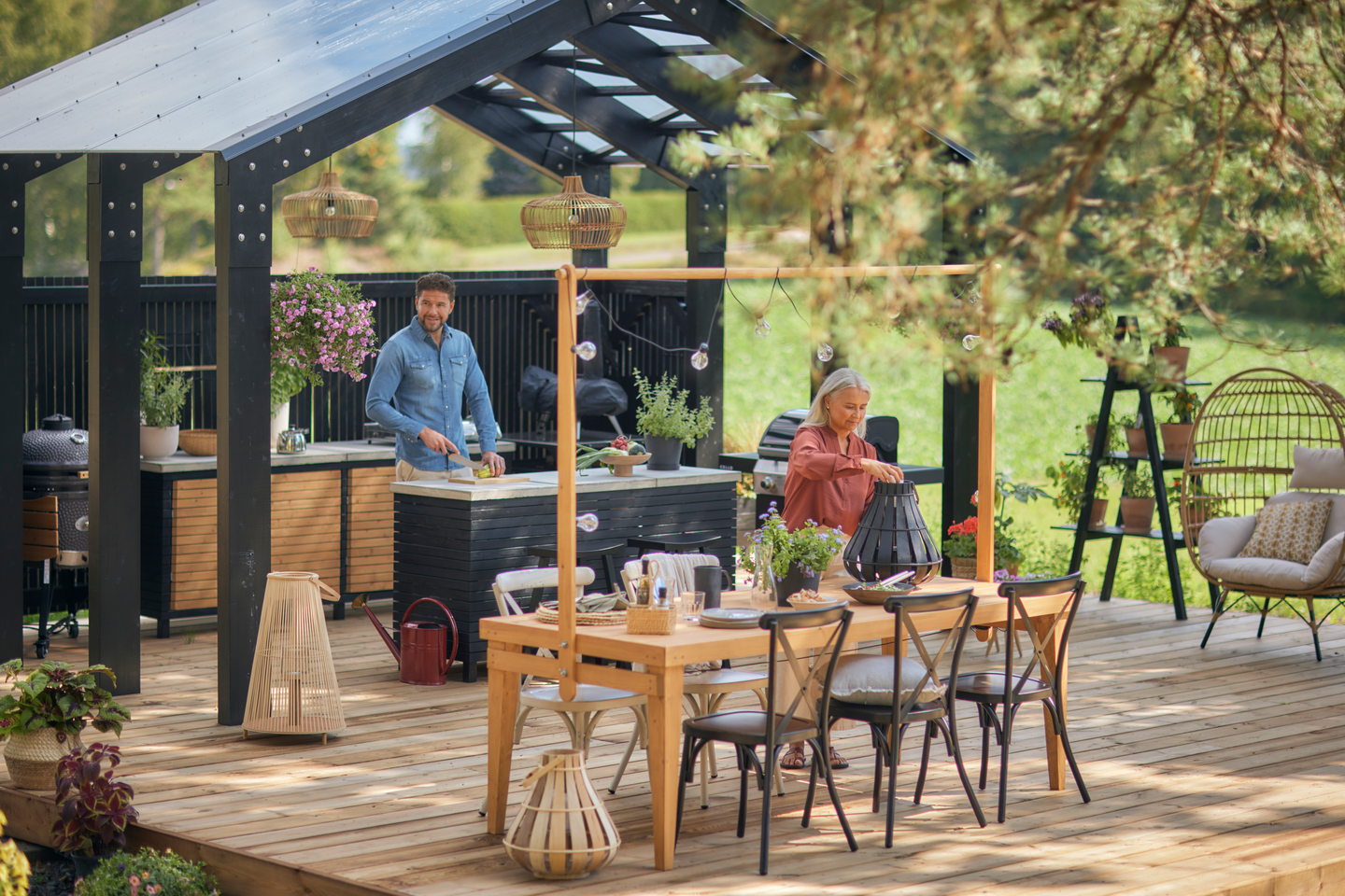 BAMBOO LYKTA KARTIO 70CM CELLO