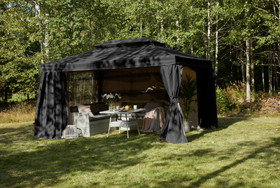 PAVILJONG VERONA 3X4M GRÅ