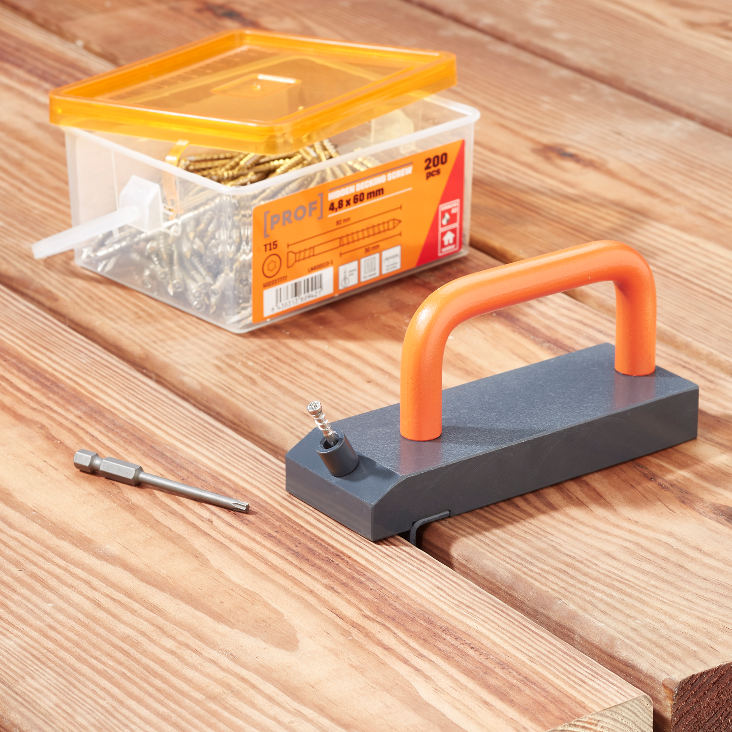 MONTERINGSVERKTYG PROF T15 FÖR DOLD INFÄSTNING