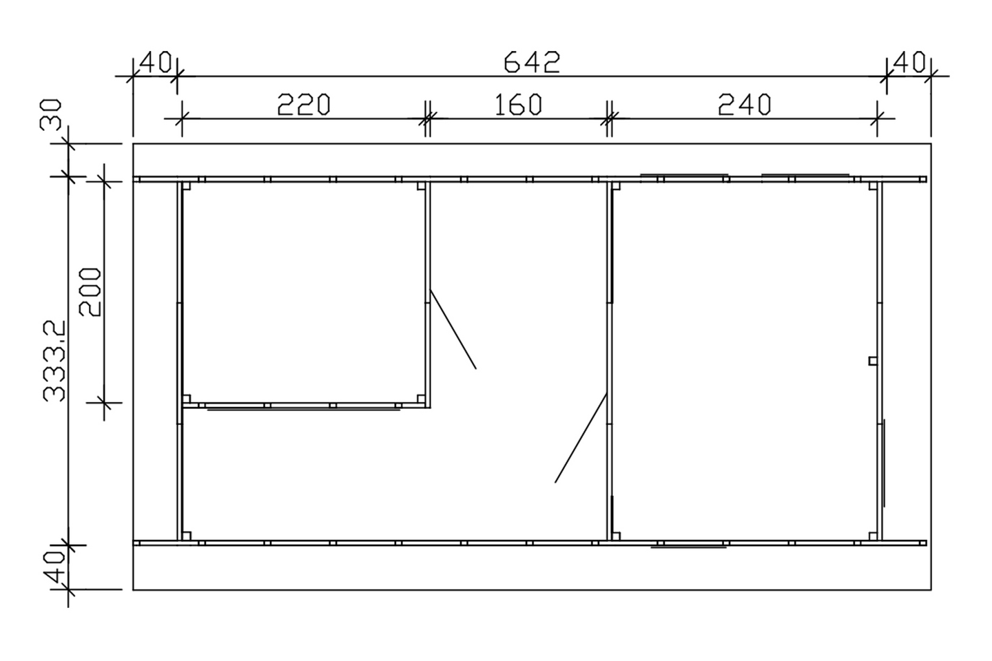 Sauna ja huone Cello Holmenkollen 21,3m²
